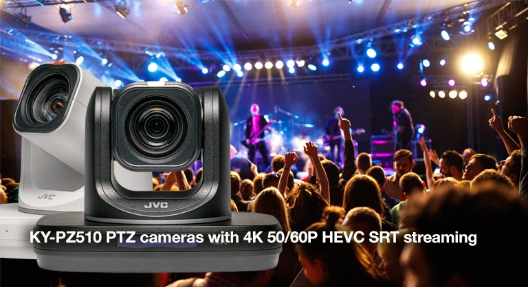 New PTZ 4K and HD cameras with NDI®|HX